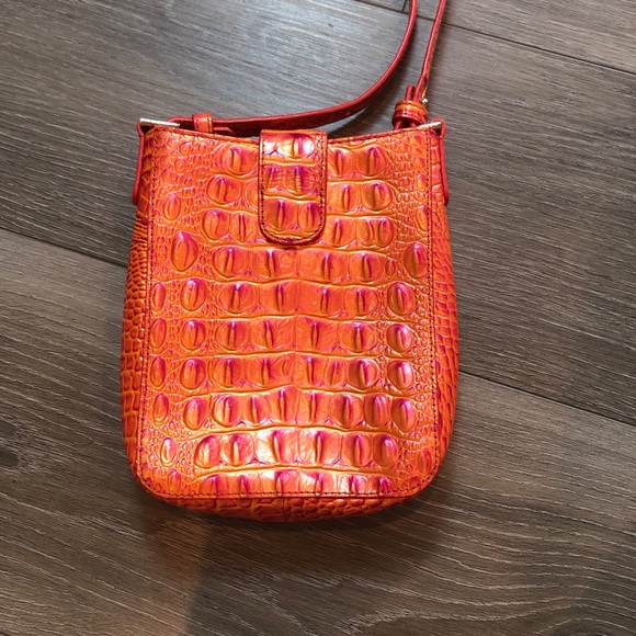 Brahmin Marley Crossbody Mandarin Orange Melbourne - Picture 13 of 15